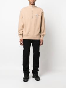 Calvin Klein Jeans Sweater met hoge hals - Beige