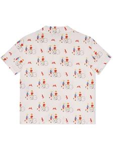 Gucci Kids Shirt met print - Beige