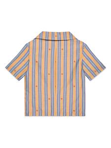 Gucci Kids Gestreept shirt - Oranje