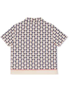 Gucci Kids Overhemd met korte mouwen - Wit