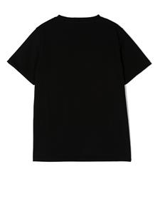 Versace Kids T-shirt met tekst - Zwart