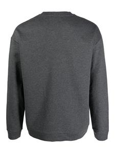 Calvin Klein Sweater met geborduurd logo - Grijs