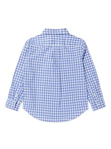 Ralph Lauren Kids Geruit shirt - Blauw