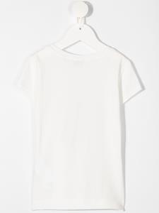 Monnalisa T-shirt met bloemenprint - Wit