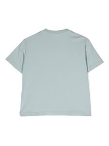 Aspesi Kids T-shirt met borstzak - Blauw