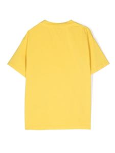 Aspesi Kids T-shirt met opgestikte zak - Geel