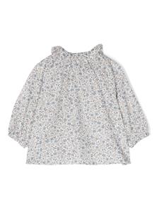 Il Gufo Shirt met bloemenprint - Wit