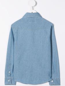 Brunello Cucinelli Kids Button-up shirt - Blauw