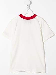 Natasha Zinko Kids T-shirt met hartprint - Wit