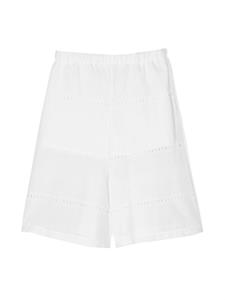 Piccola Ludo Broderie anglaise broek - Wit