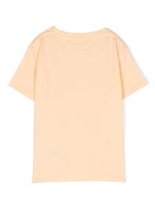 Knot T-shirt met tekst - Oranje