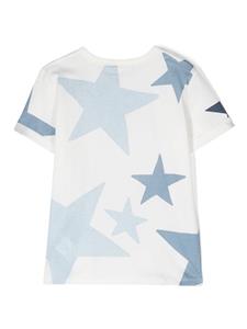 Stella McCartney Kids T-shirt met sterrenprint - Wit