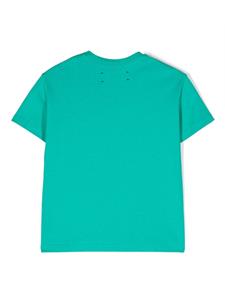 AMIRI KIDS T-shirt met logoprint - Groen
