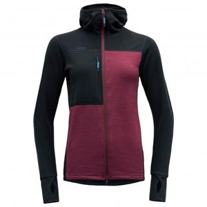 Devold  Women's Nibba Pro Hiking Jacket with Hood - Merinovest, zwart
