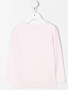 Monnalisa T-shirt verfraaid met logo - Roze