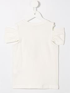 Simonetta T-shirt met open schouders - Wit