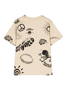 Molo Rodney T-shirt met grafische print - Bruin