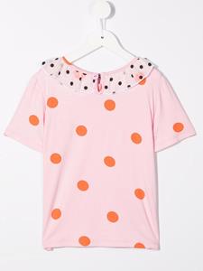 WAUW CAPOW by BANGBANG T-shirt met stippen - Roze
