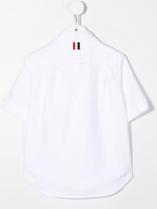 Thom Browne Kids Shirt met korte mouwen - Wit