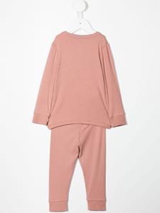 MORI Ribgebreide pyjama - Roze