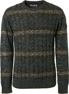 NO EXCESS Sweatshirt Pullover Crewneck Cable Jacquard De