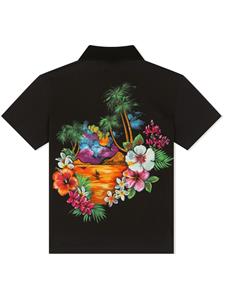 Dolce & Gabbana Kids Shirt met print - Zwart