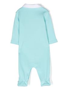Moschino Kids Pyjama met teddybeerprint - Blauw