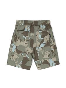 Aspesi Kids Shorts met camouflageprint - Groen