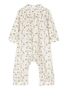Bonpoint Pyjama met bloemenprint - Geel