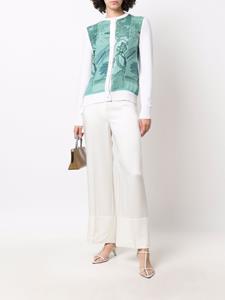 Ferragamo Vest met bloemenprint - Wit