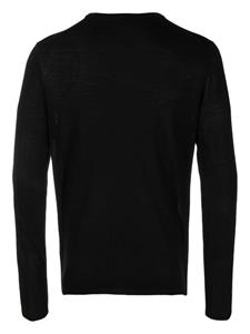 ASPESI Fijngebreide sweater - Zwart