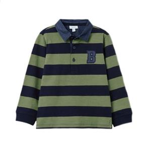 OVS Poloshirt Artic hoke Green gestreept