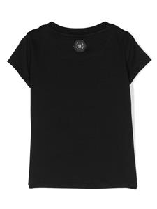 Philipp Plein Junior T-shirt met print - Zwart