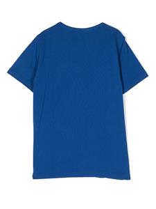 Sun 68 T-shirt met logo - Blauw