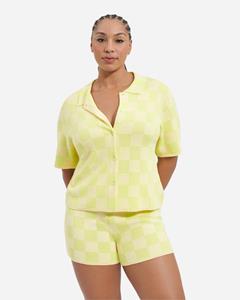 UGG Jeannie Checkerboard Terry Shirt - M