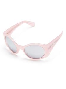 Palm Angels Eyewear Ennis zonnebril met rond montuur - Roze