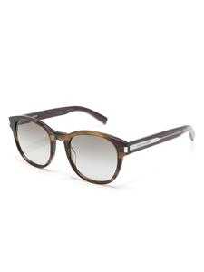 Saint Laurent Eyewear logo-engraved round-frame sunglasses - Bruin