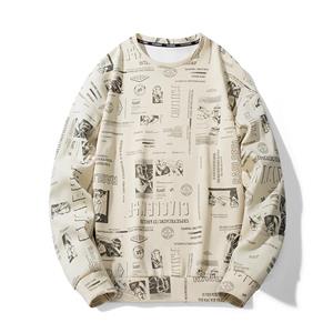 Jianchi.C Clothing Sweater met print Heren Grote maten trui Heren herfst- en wintertrui met lange mouwen
