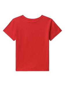 Stella McCartney Kids Katoenen T-shirt - Rood