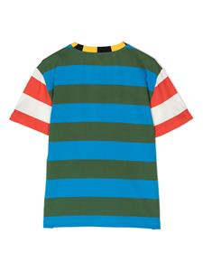 Stella McCartney Kids Gestreept T-shirt - Blauw