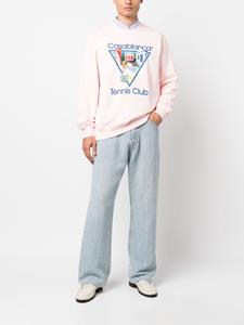 Casablanca Sweater met logoprint - Roze