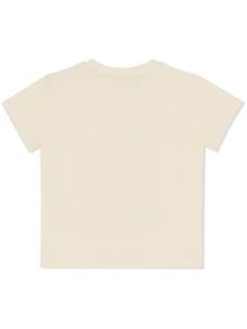 Gucci Kids T-shirt met GG-logo - Beige