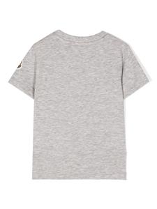 Moncler Enfant T-shirt met geborduurd logo - Grijs