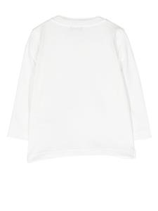 Il Gufo T-shirt met rendierprint - Wit