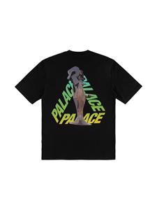 Palace T-shirt met print - Zwart