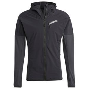 Adidas Terrex  Terrex Techrock Hooded Wind Fleece Jacket - Softshelljack, grijs