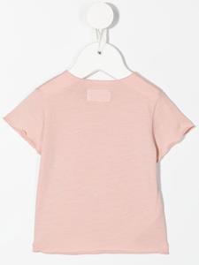 TEDDY & MINOU T-shirt met logoprint - Roze