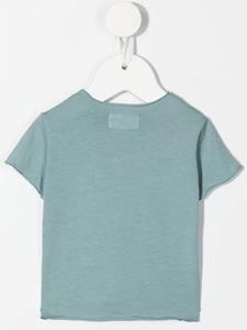 TEDDY & MINOU T-shirt met logoprint - Blauw