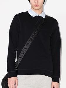 Sunspel Sweater met ronde hals - Zwart