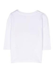Givenchy Kids T-shirt met logopatch - Wit